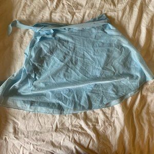So Danca Baby Blue Wrap Skirt XL